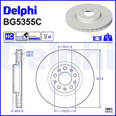 DELPHI BG5355C