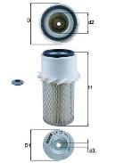 Knecht LX 583 Filtro Motore – Lunghezza 315 Mm, Altezza 56,9 Mm - 3
