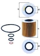 Vhbw Filtro Aceite Reemplaza Knecht OX 379D Para Vehículo