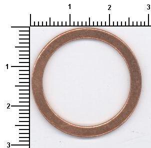 Anillo de junta, tapón roscado de vaciado de aceite ELRING ref. 128.805