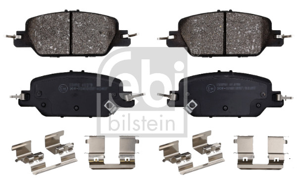 Jeu de 4 plaquettes de frein FEBI BILSTEIN 1000644