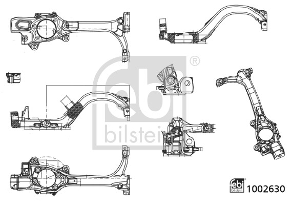 Fusée d'essieu, suspension de roue FEBI BILSTEIN 1002630