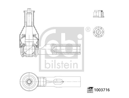 Rotule de direction FEBI BILSTEIN 1003716