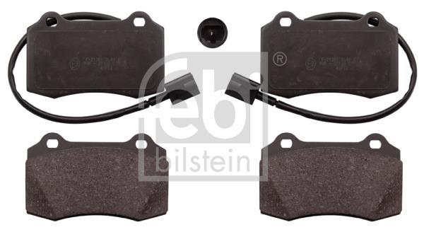 Jeu de 4 plaquettes de frein FEBI BILSTEIN 116010
