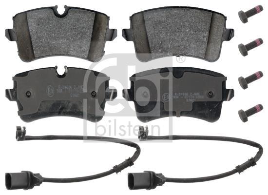 Jeu de 4 plaquettes de frein FEBI BILSTEIN ref. 116017