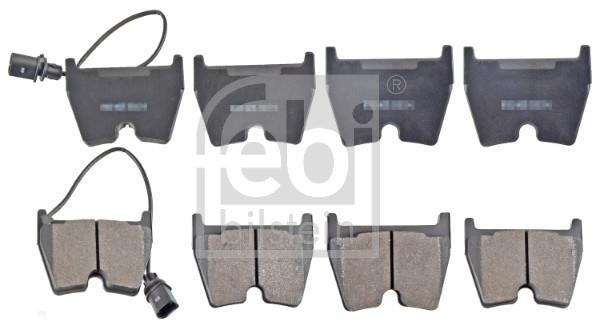 Jeu de 4 plaquettes de frein FEBI BILSTEIN ref. 116044