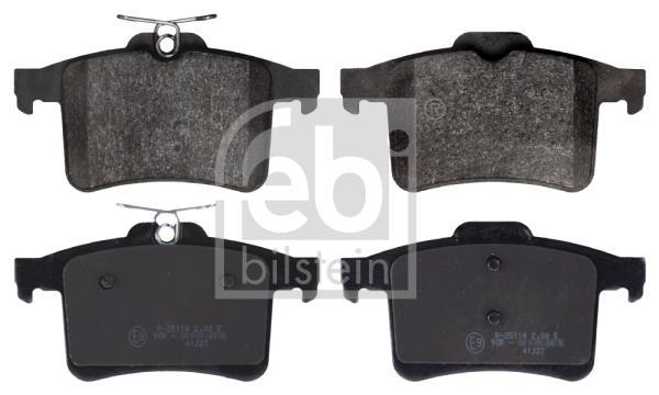 Jeu de 4 plaquettes de frein FEBI BILSTEIN ref. 116089