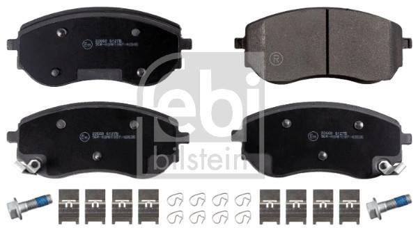 Jeu de 4 plaquettes de frein FEBI BILSTEIN 116229