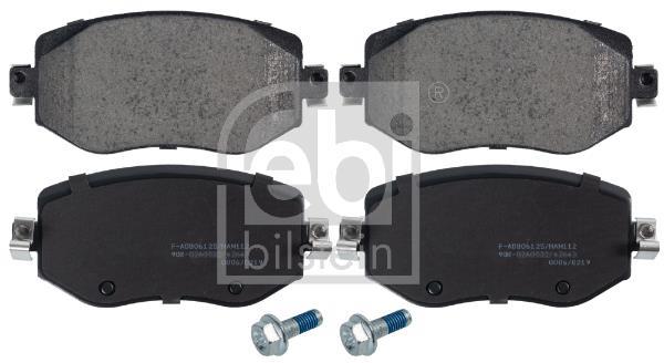 Jeu de 4 plaquettes de frein FEBI BILSTEIN 116245