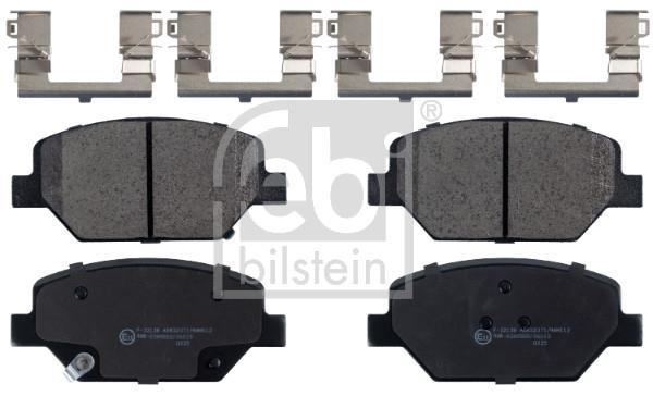 Jeu de 4 plaquettes de frein FEBI BILSTEIN 116248