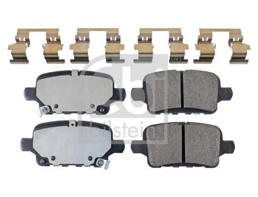 Jeu de 4 plaquettes de frein FEBI BILSTEIN ref. 116249