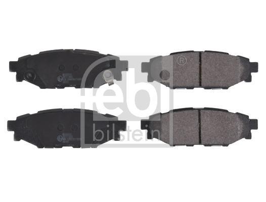 Jeu de 4 plaquettes de frein FEBI BILSTEIN 116274