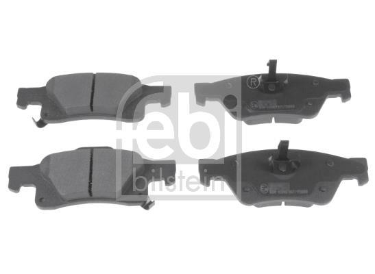 Jeu de 4 plaquettes de frein FEBI BILSTEIN 116311