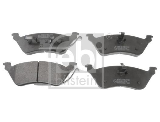 Jeu de 4 plaquettes de frein FEBI BILSTEIN 116318