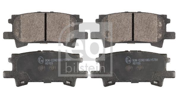 Jogo de 4 pastilhas de travão FEBI BILSTEIN ref. 116334