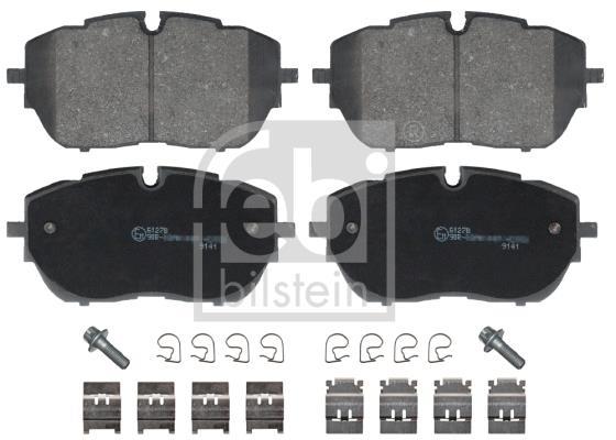 Jeu de 4 plaquettes de frein FEBI BILSTEIN ref. 116342
