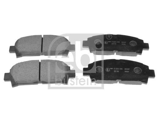 Jeu de 4 plaquettes de frein FEBI BILSTEIN ref. 116362