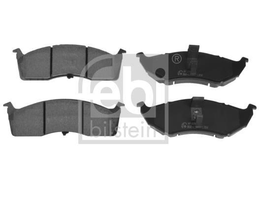 Jeu de 4 plaquettes de frein FEBI BILSTEIN ref. 116366