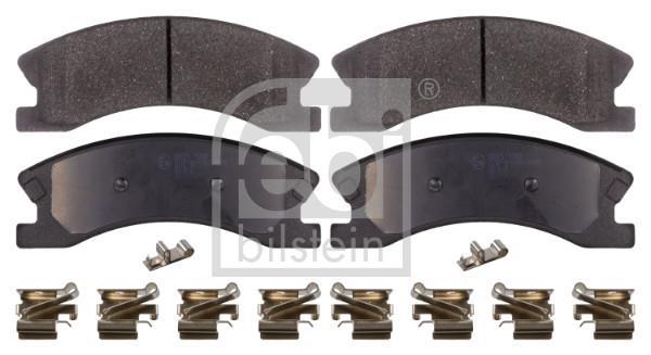 Jeu de 4 plaquettes de frein FEBI BILSTEIN ref. 116372