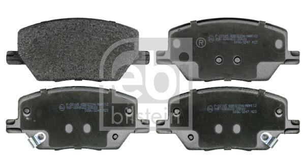 Jeu de 4 plaquettes de frein FEBI BILSTEIN ref. 116381