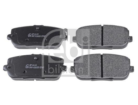 Jeu de 4 plaquettes de frein FEBI BILSTEIN 116386
