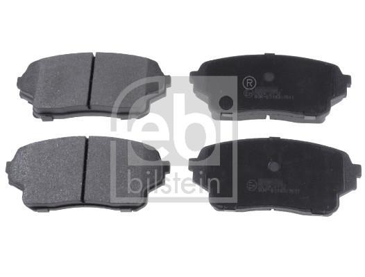 Jeu de 4 plaquettes de frein FEBI BILSTEIN ref. 116391