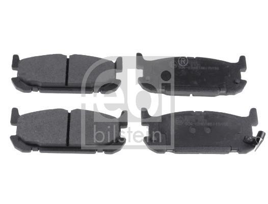Jeu de 4 plaquettes de frein FEBI BILSTEIN 116396