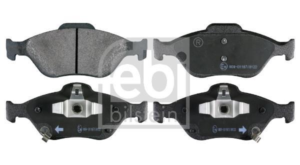 Jeu de 4 plaquettes de frein FEBI BILSTEIN ref. 116402