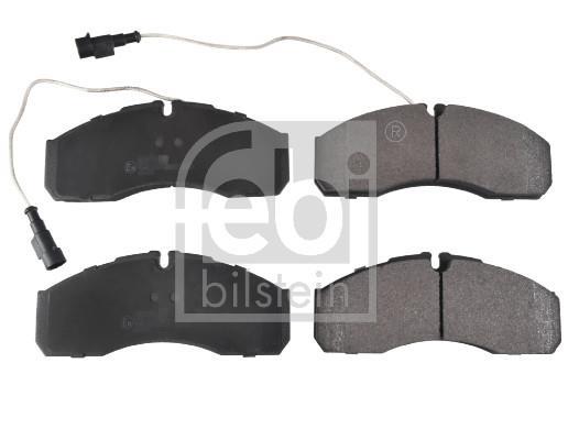 Jeu de 4 plaquettes de frein FEBI BILSTEIN ref. 116407