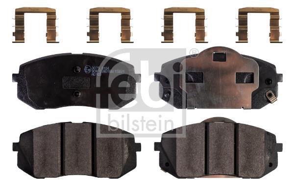 Jeu de 4 plaquettes de frein FEBI BILSTEIN ref. 116410