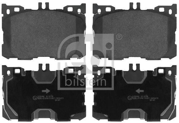 Jeu de 4 plaquettes de frein FEBI BILSTEIN ref. 116428