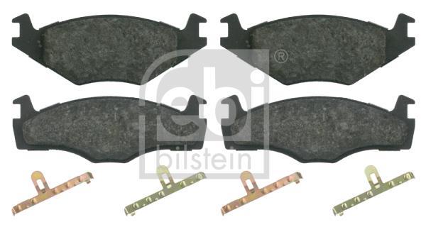 Jogo de 4 pastilhas de travão FEBI BILSTEIN ref. 16012