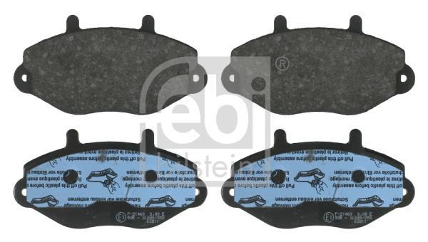 Jogo de 4 pastilhas de travão FEBI BILSTEIN ref. 16036