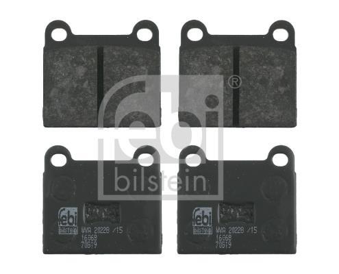Jeu de 4 plaquettes de frein FEBI BILSTEIN ref. 16068