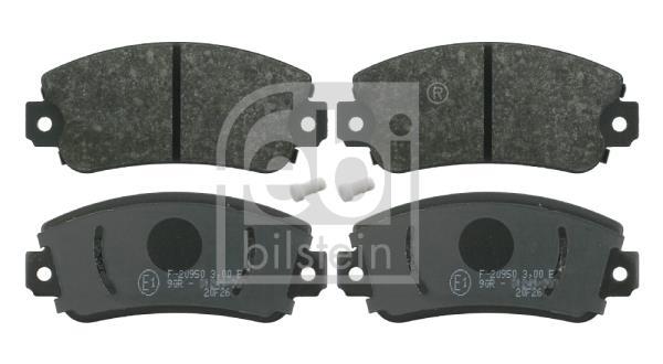 Jeu de 4 plaquettes de frein FEBI BILSTEIN ref. 16077
