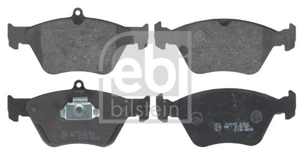 Jeu de 4 plaquettes de frein FEBI BILSTEIN ref. 16234