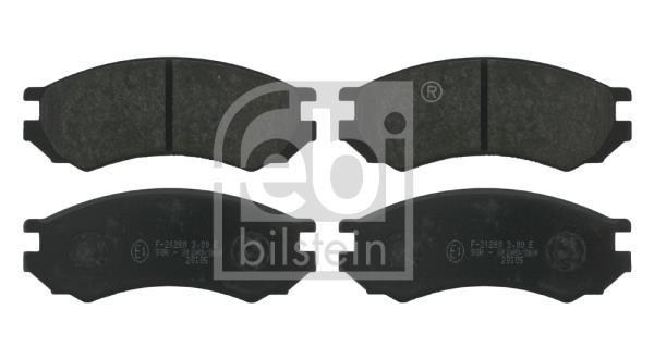 Jeu de 4 plaquettes de frein FEBI BILSTEIN ref. 16268