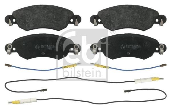 Jeu de 4 plaquettes de frein FEBI BILSTEIN ref. 16416