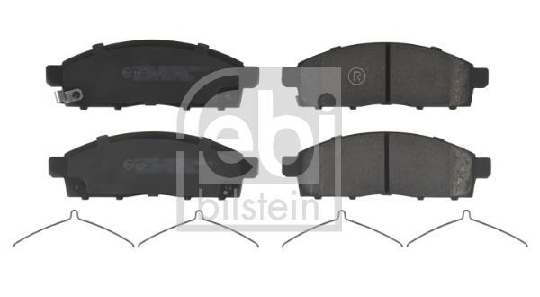 Jeu de 4 plaquettes de frein FEBI BILSTEIN ref. 16624