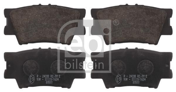 Jeu de 4 plaquettes de frein FEBI BILSTEIN ref. 16651