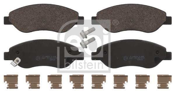 Jeu de 4 plaquettes de frein FEBI BILSTEIN ref. 16698