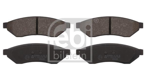 Jogo de 4 pastilhas de travão FEBI BILSTEIN ref. 16722