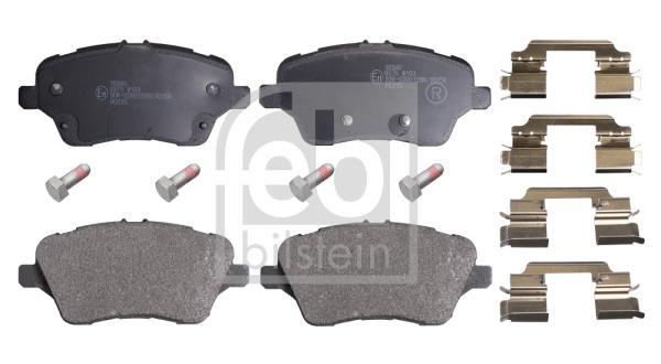 Jeu de 4 plaquettes de frein FEBI BILSTEIN ref. 16940
