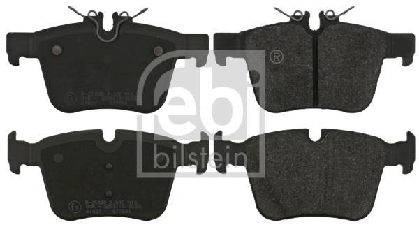 Jeu de 4 plaquettes de frein FEBI BILSTEIN ref. 16989