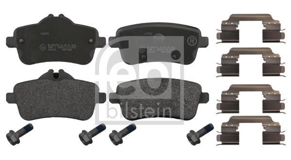 Jeu de 4 plaquettes de frein FEBI BILSTEIN ref. 16990