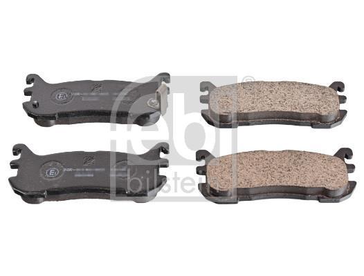 Jeu de 4 plaquettes de frein FEBI BILSTEIN 170257