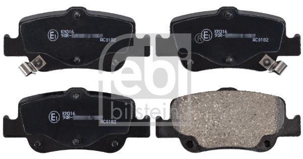 Jeu de 4 plaquettes de frein FEBI BILSTEIN ref. 170285