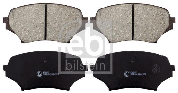 Jeu de 4 plaquettes de frein FEBI BILSTEIN 170302