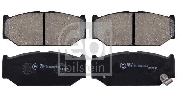 Jeu de 4 plaquettes de frein FEBI BILSTEIN 170303