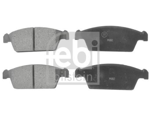 Jeu de 4 plaquettes de frein FEBI BILSTEIN ref. 170305